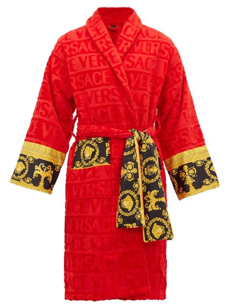 men's versace bathrobe